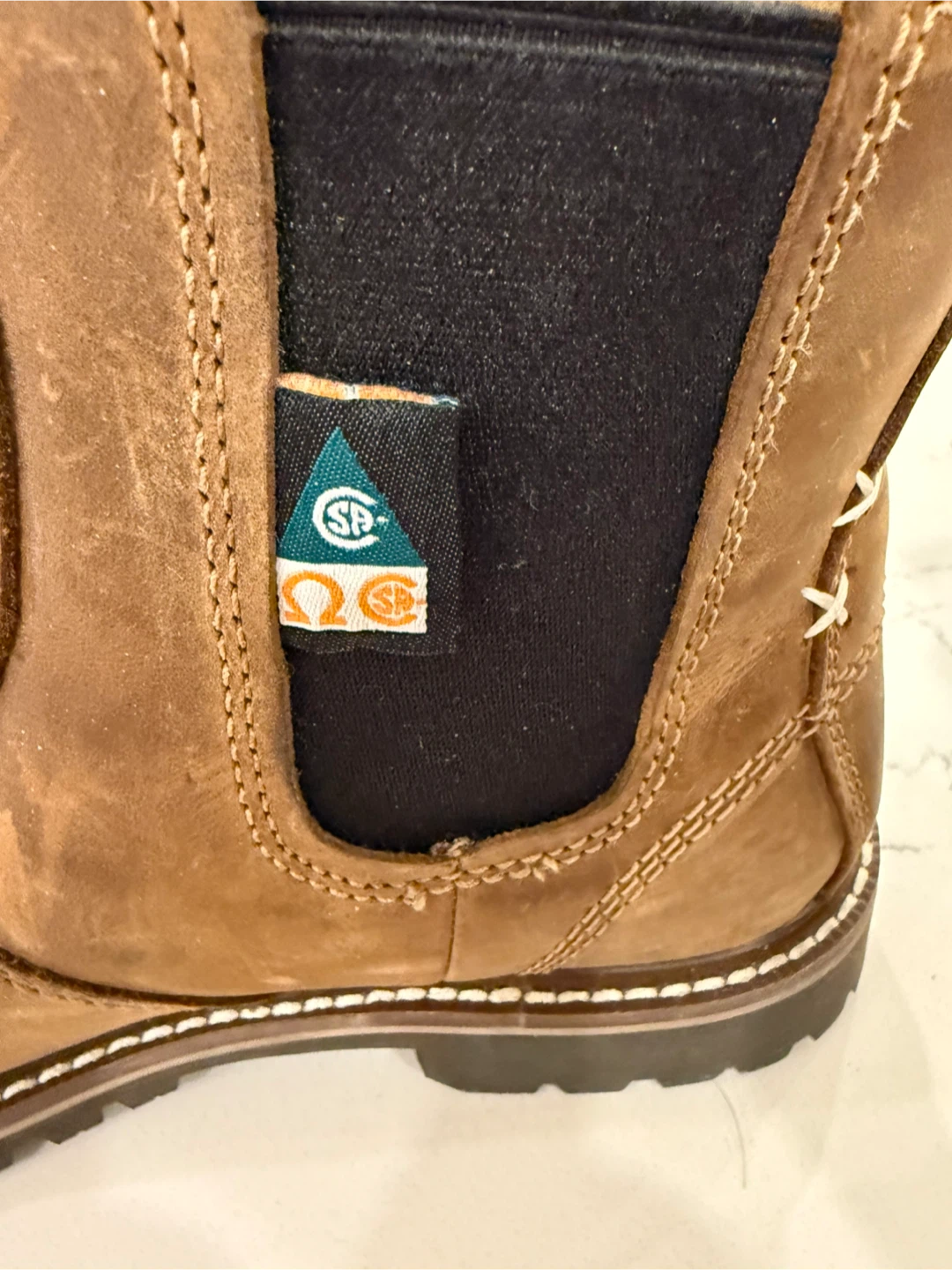 Kodiak Brown Leather Chelsea Work Boots - Size 6.5 US - photo 4