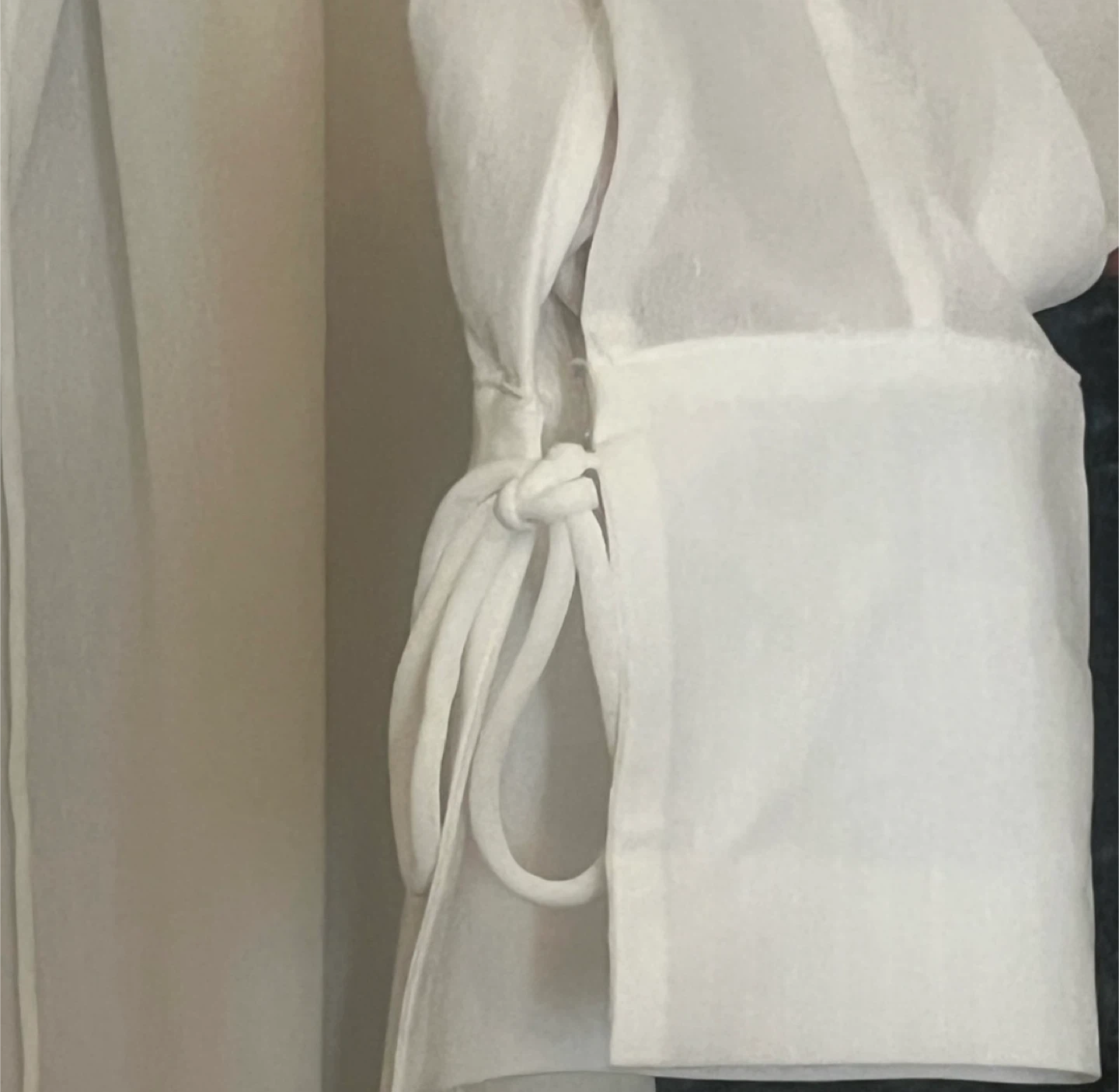 H&M White Sheer Blouse XL - photo 4