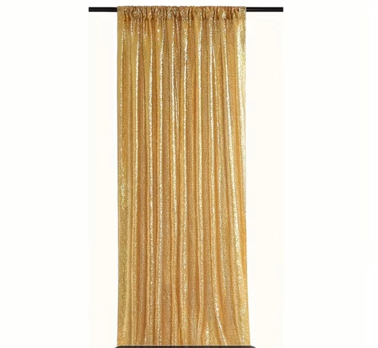 Gold Sequin Backdrop Curtains - photo 2