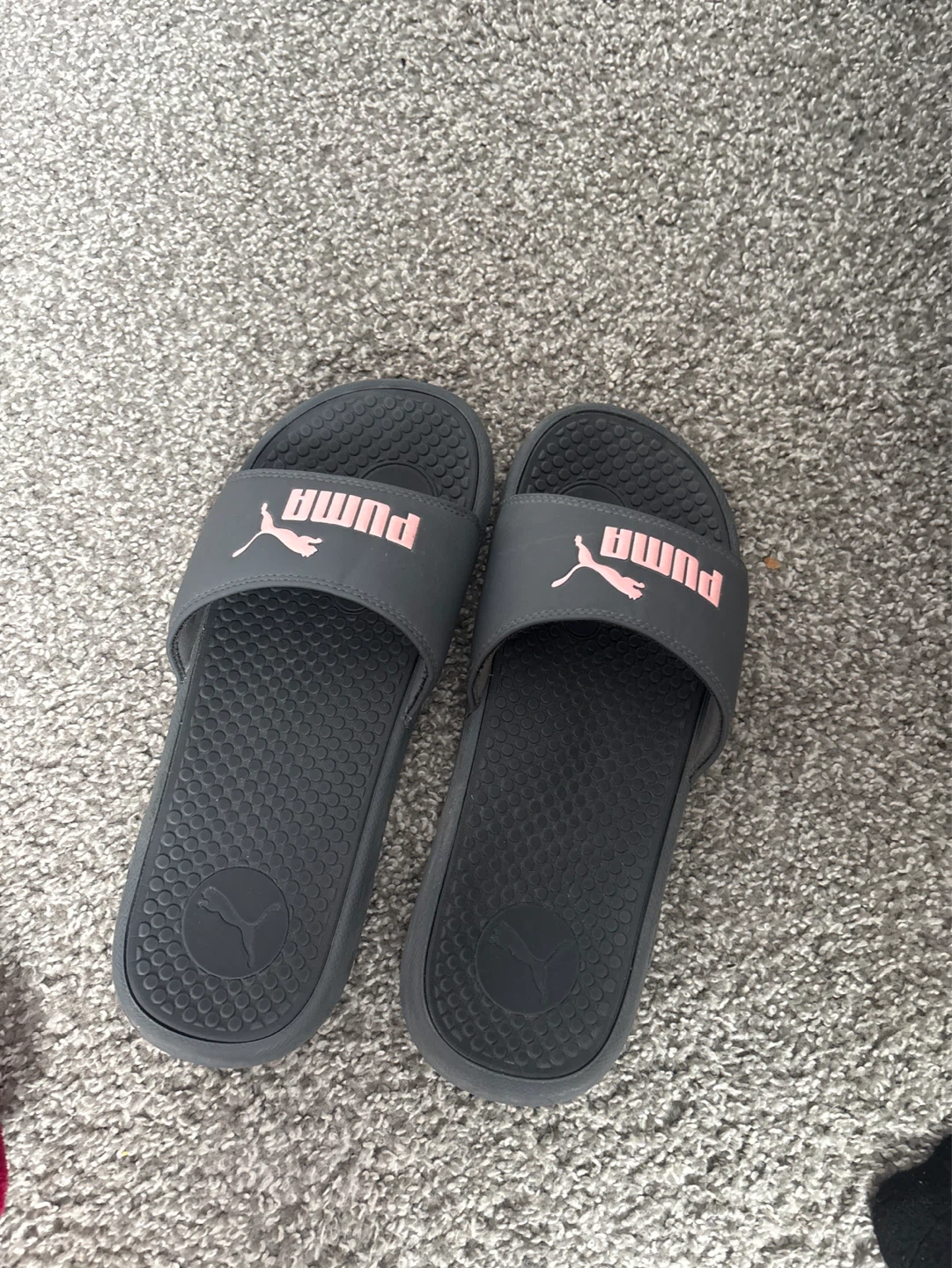Puma Slides - Grey and Pink - photo 2