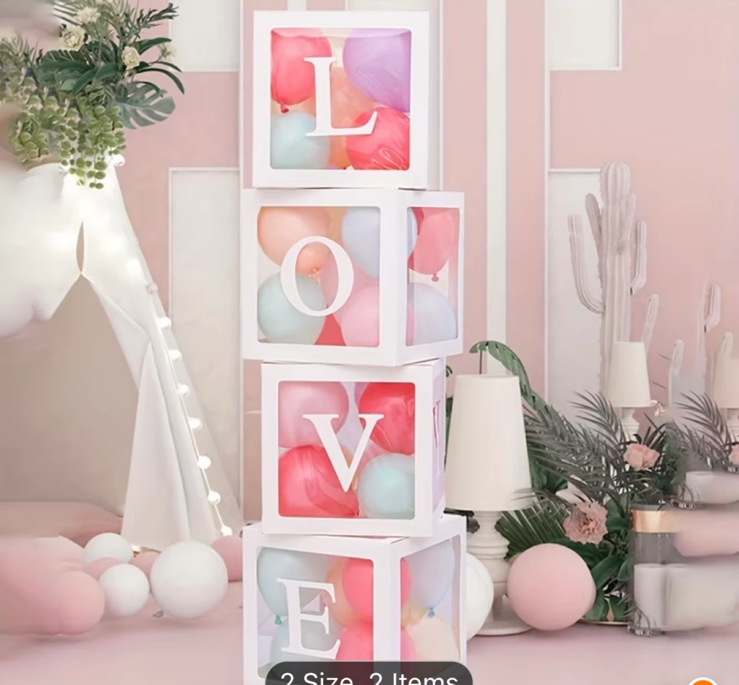 LOVE and BABY Blocks with Letters