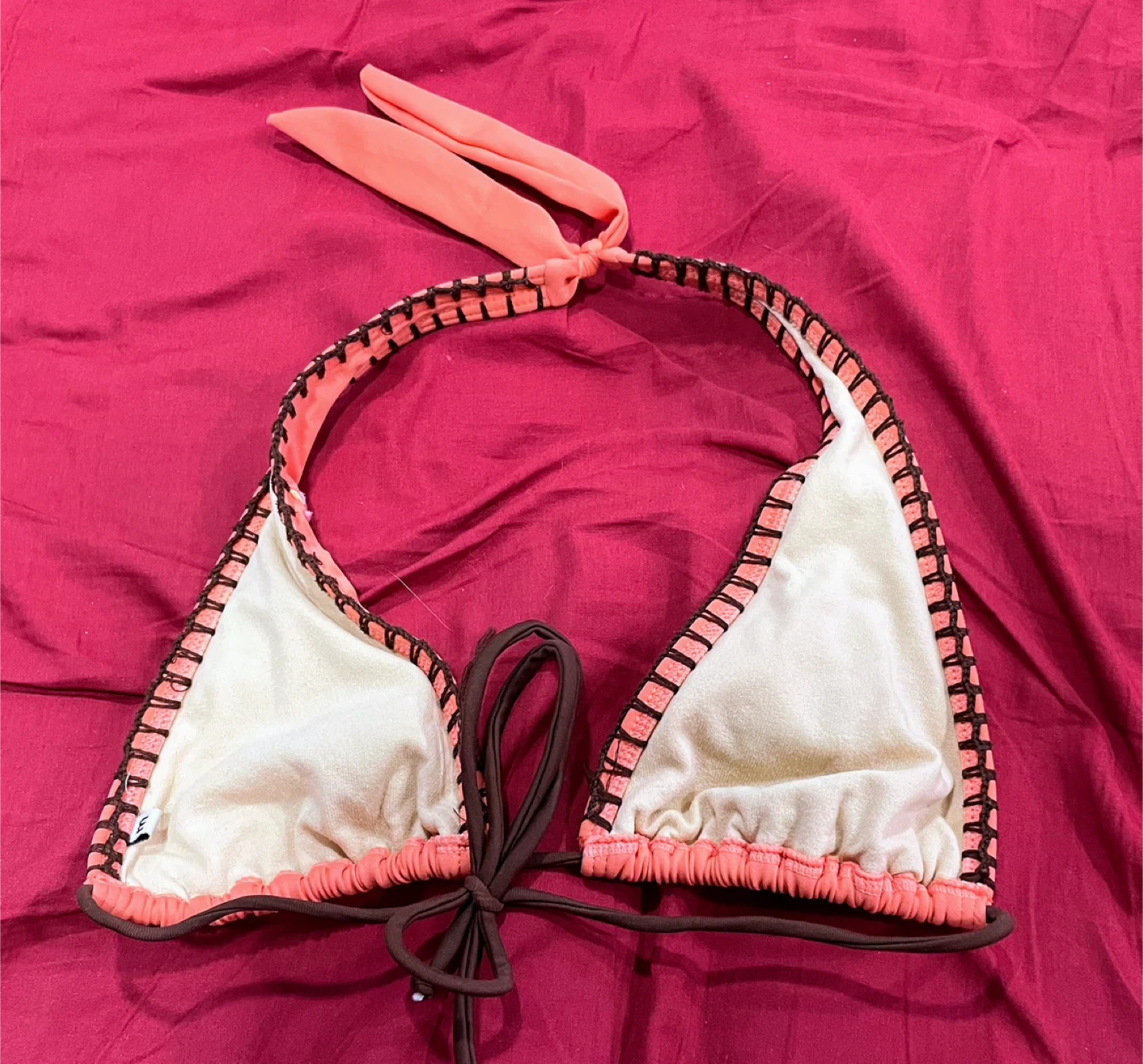Billabong Orange Bikini Top and Bottom Set - photo 3