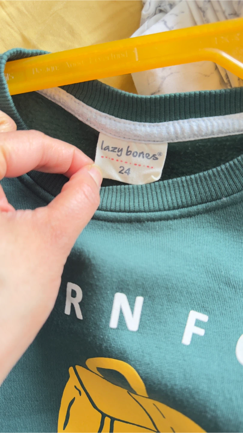 Green Lazy Bones Sweatshirt - photo 3