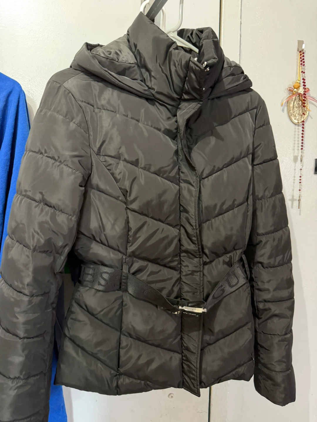 Guess Puffer Jacket with Belt - Size S
