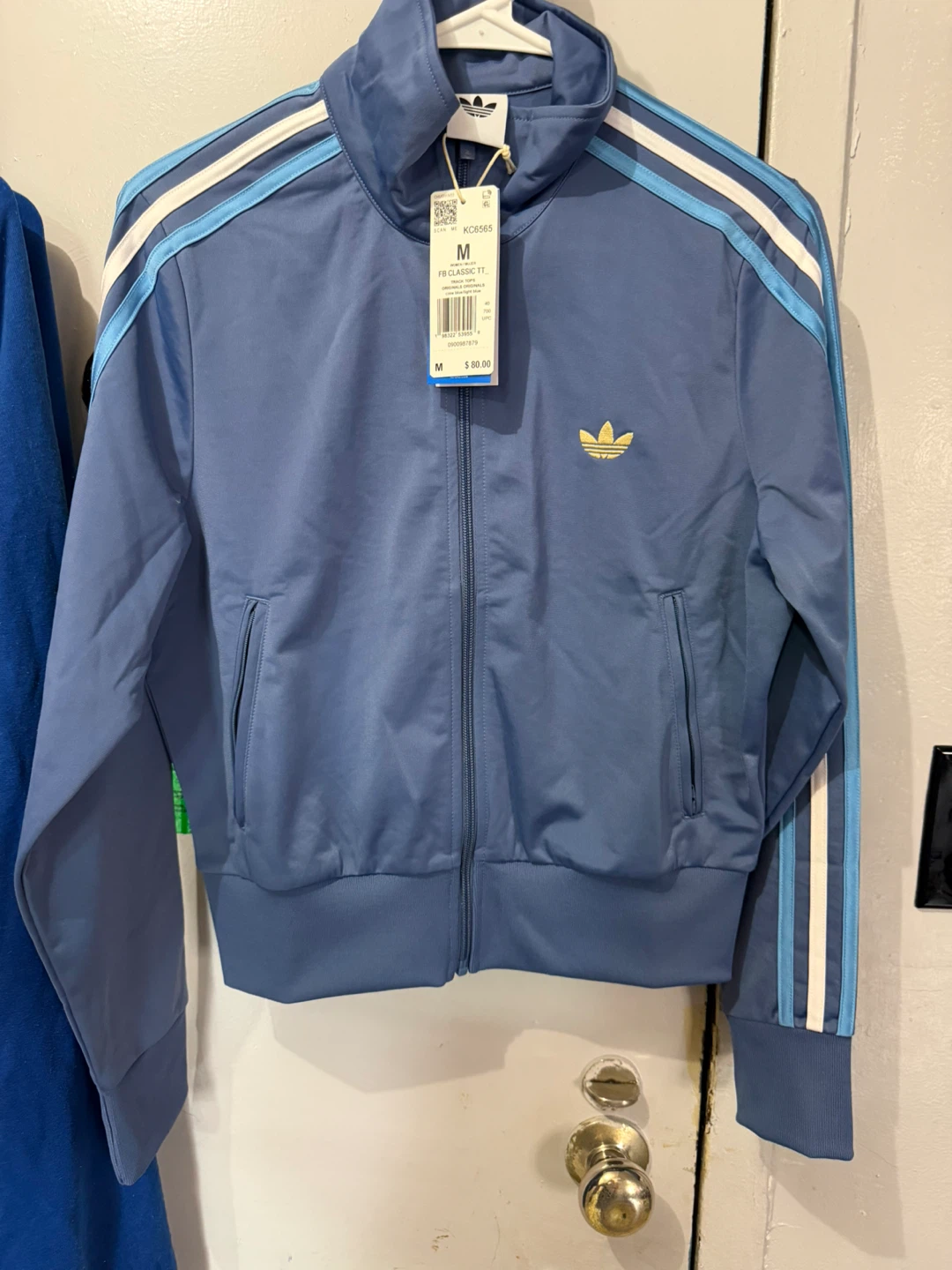 Adidas FB Classic TT Track Jacket Medium Blue