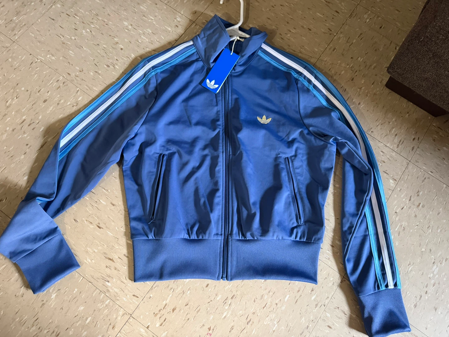 Adidas FB Classic TT Track Jacket Medium Blue - photo 2