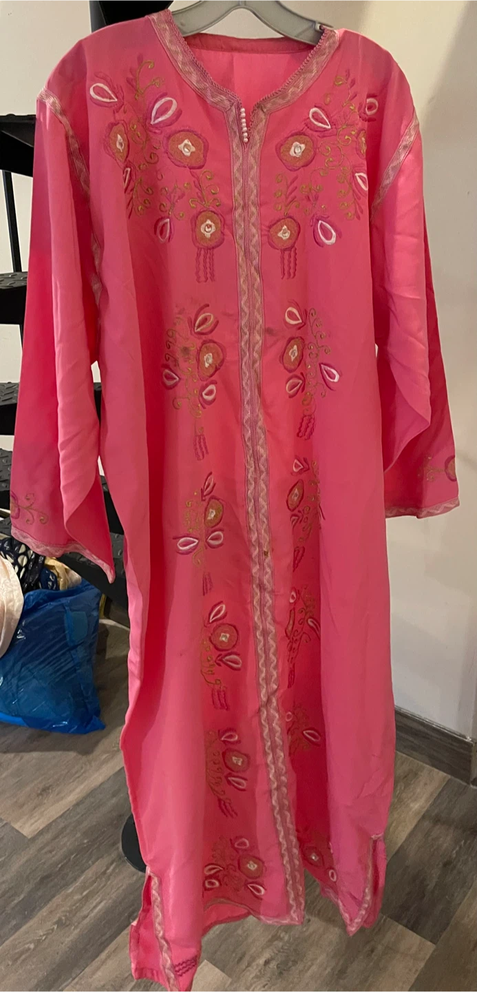 Pink Embroidered Kaftan - photo 2