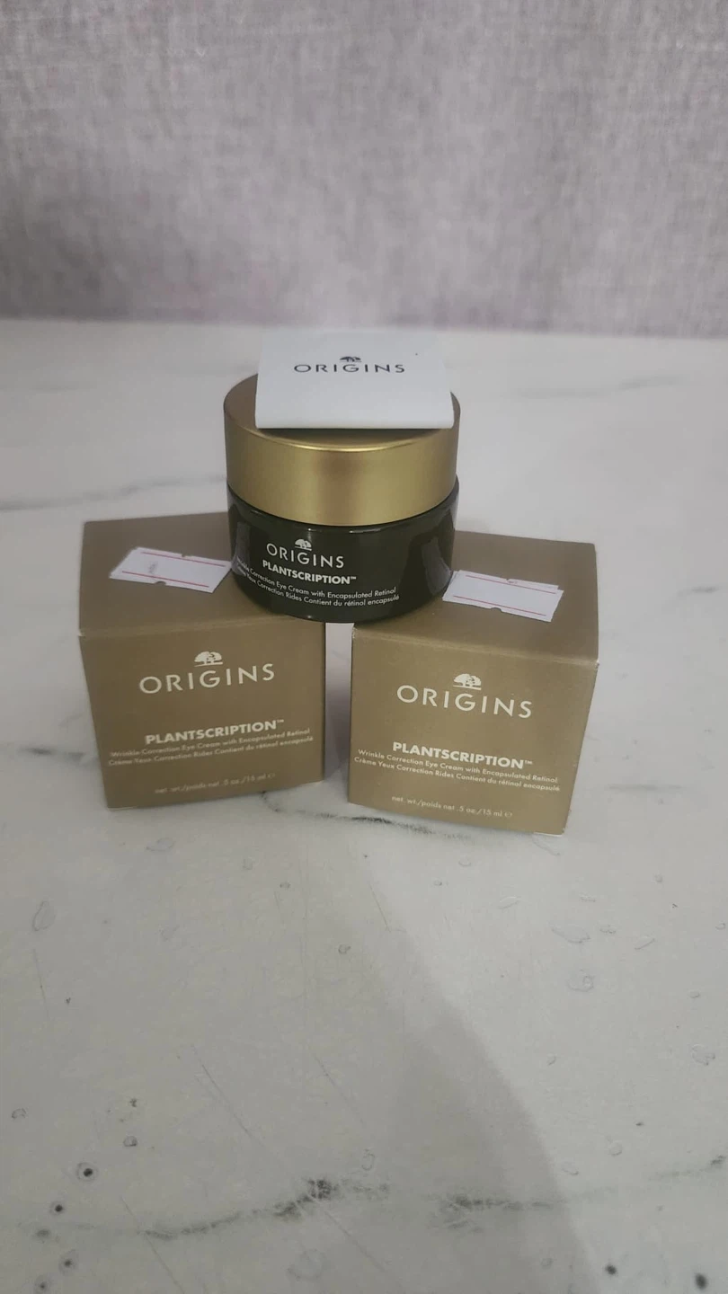40 each Origins Plantscription Wrinkle Correction Eye Cream 15ml