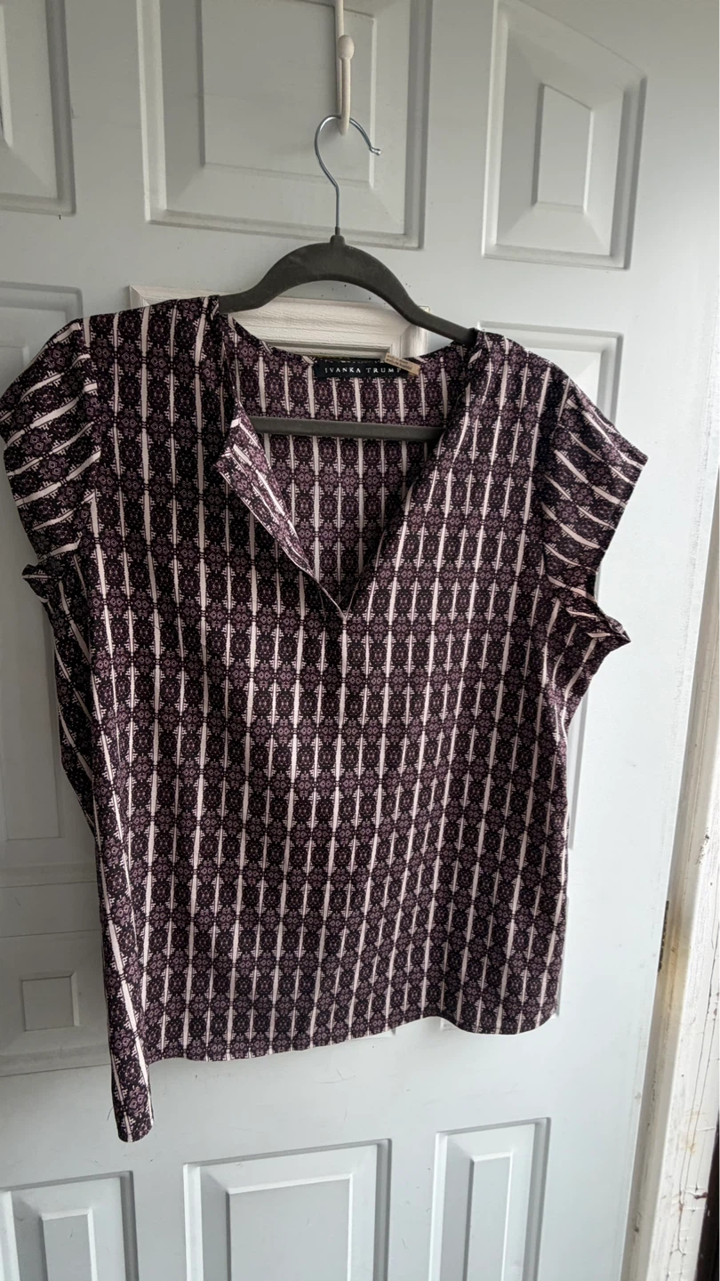 Blouse brown/beige
