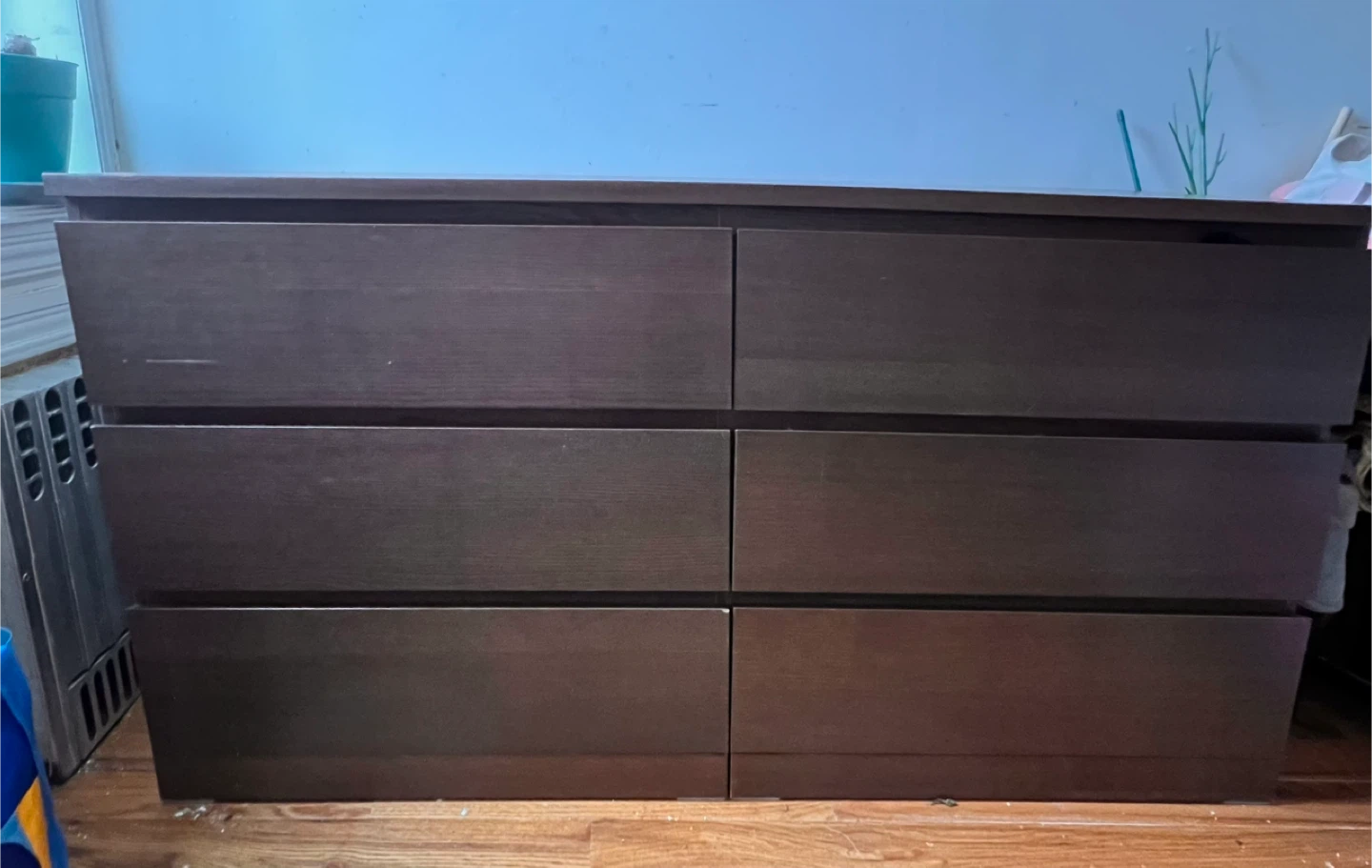 Dark Brown 6-Drawer Dresser - photo 2