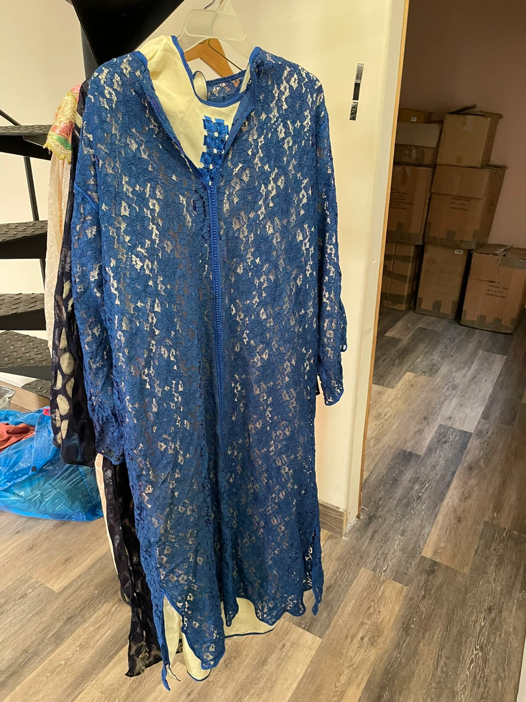 Blue Lace Kaftan