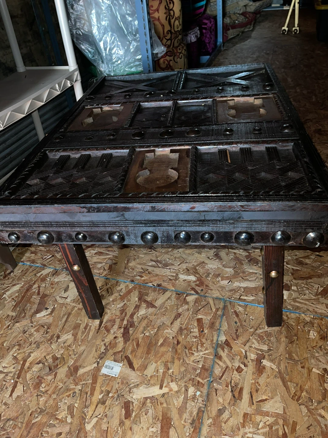 Ornate Wooden Coffee Table - photo 2
