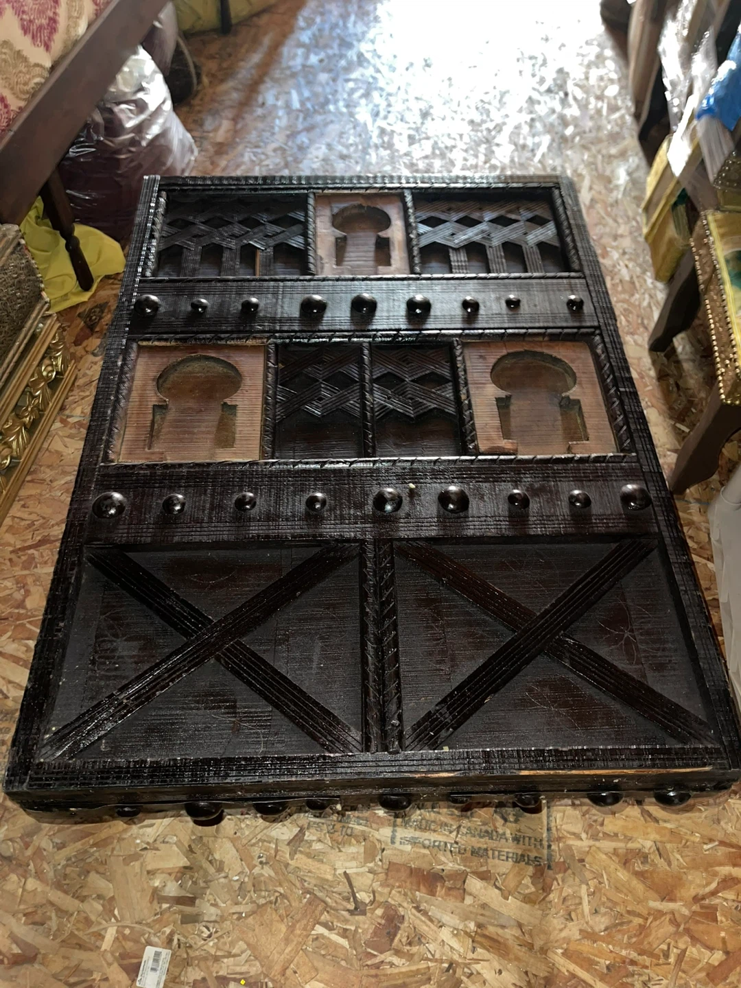 Ornate Wooden Coffee Table