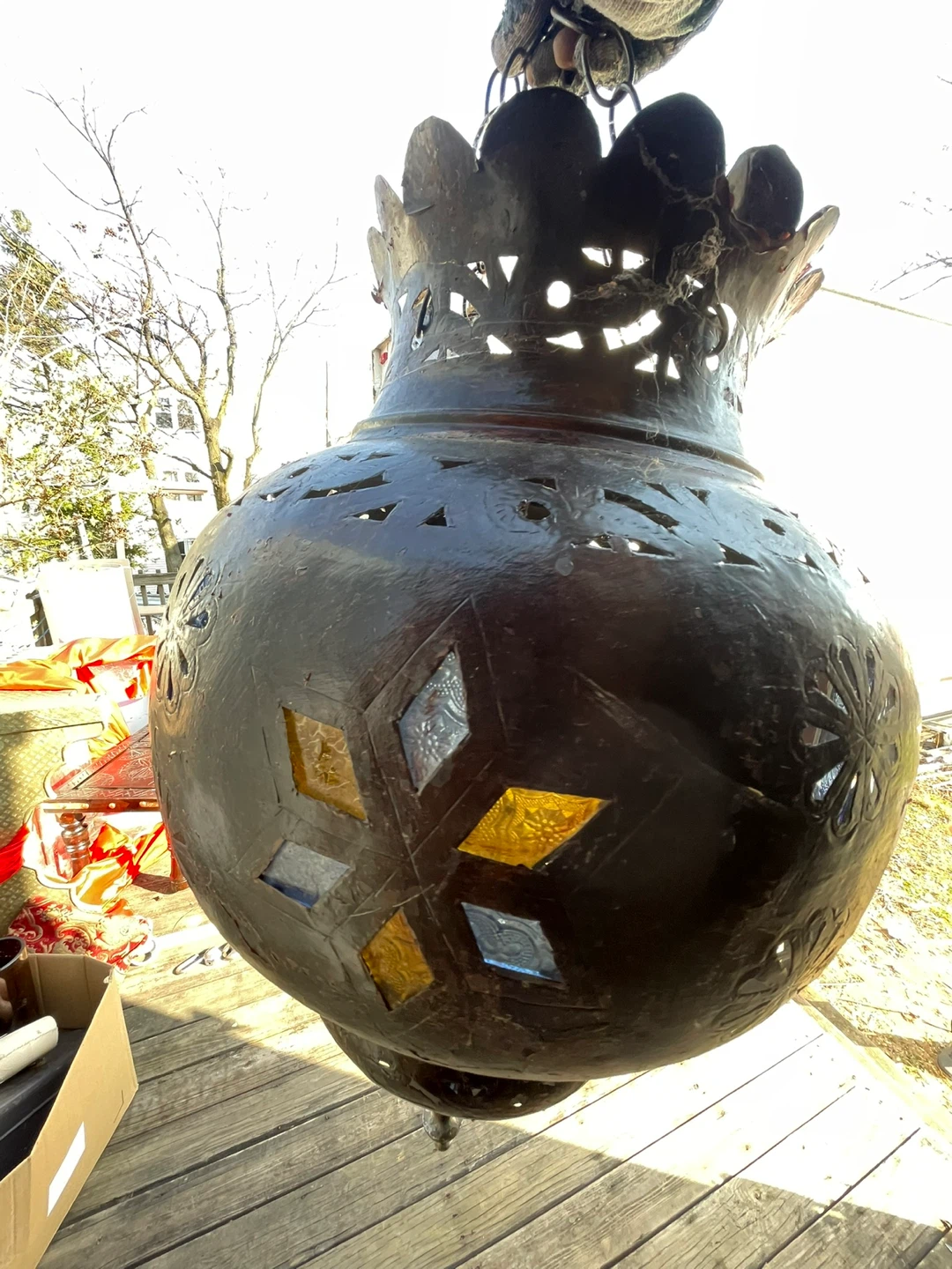 Moroccan Style Hanging Lantern - photo 2