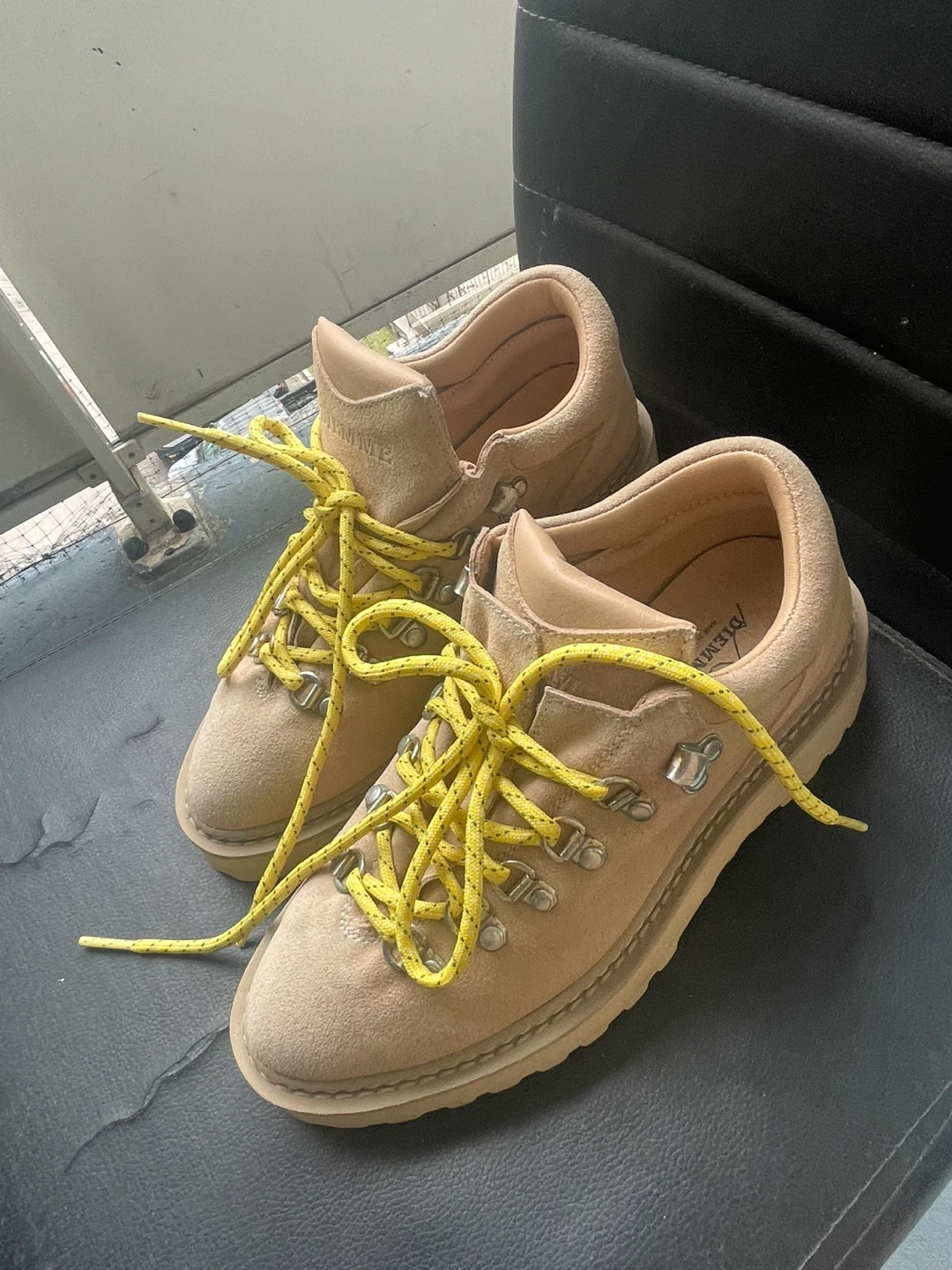Diemme Hiking Boots Tan Suede Yellow Laces Made in Italy - photo 5