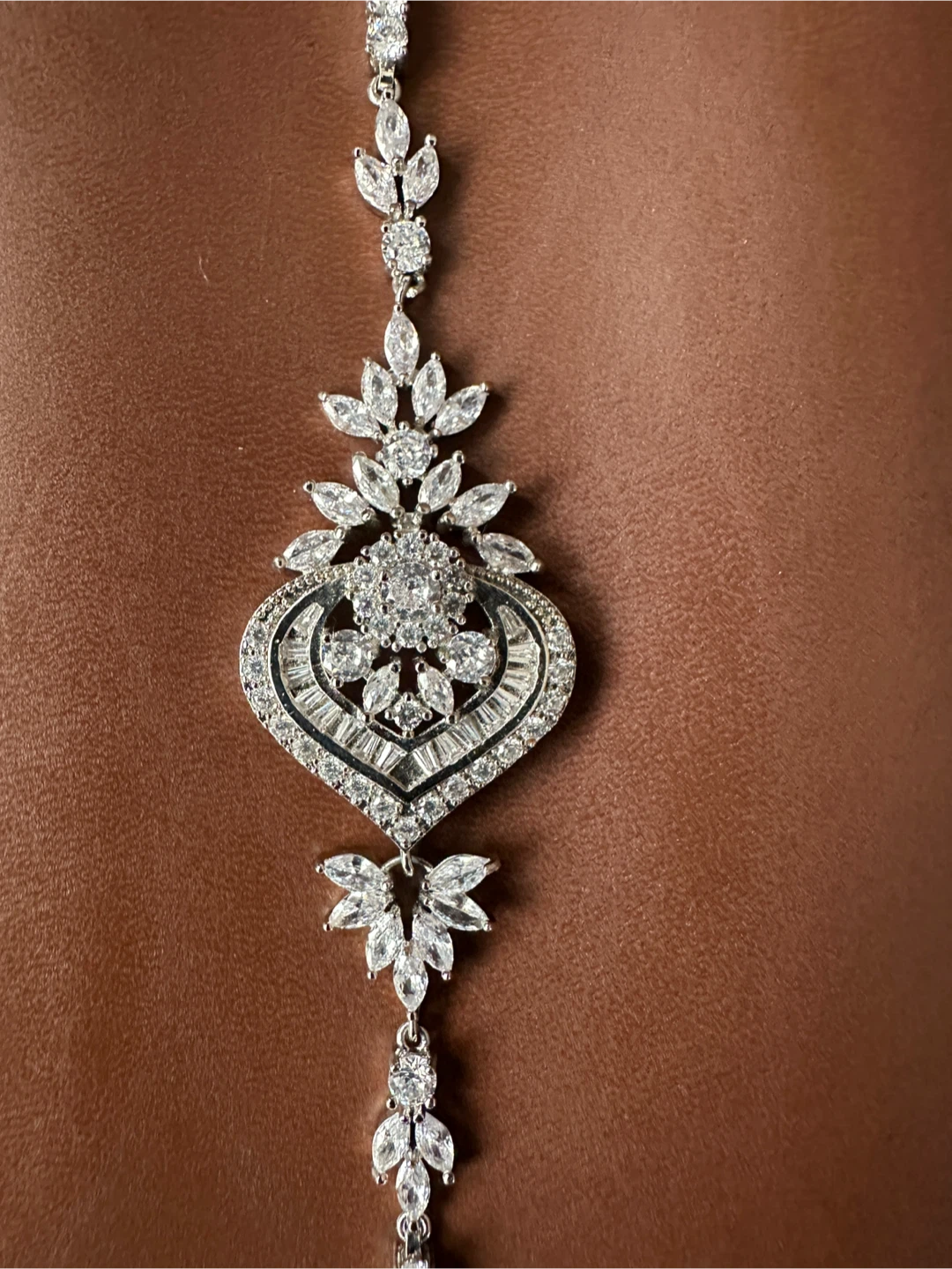 Rhinestone Heart Bracelet - photo 2