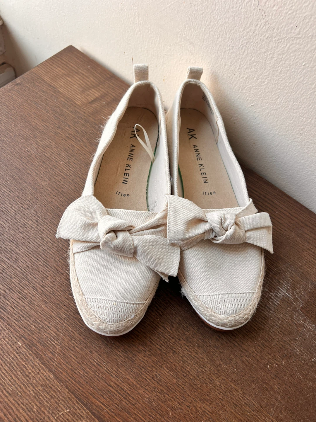 Anne Klein Women's Flat Espadrille Shoes Size 8.5