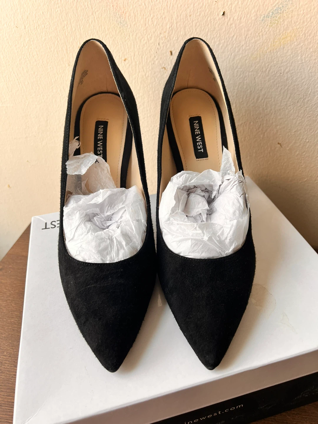 Nine West Black Suede Pumps