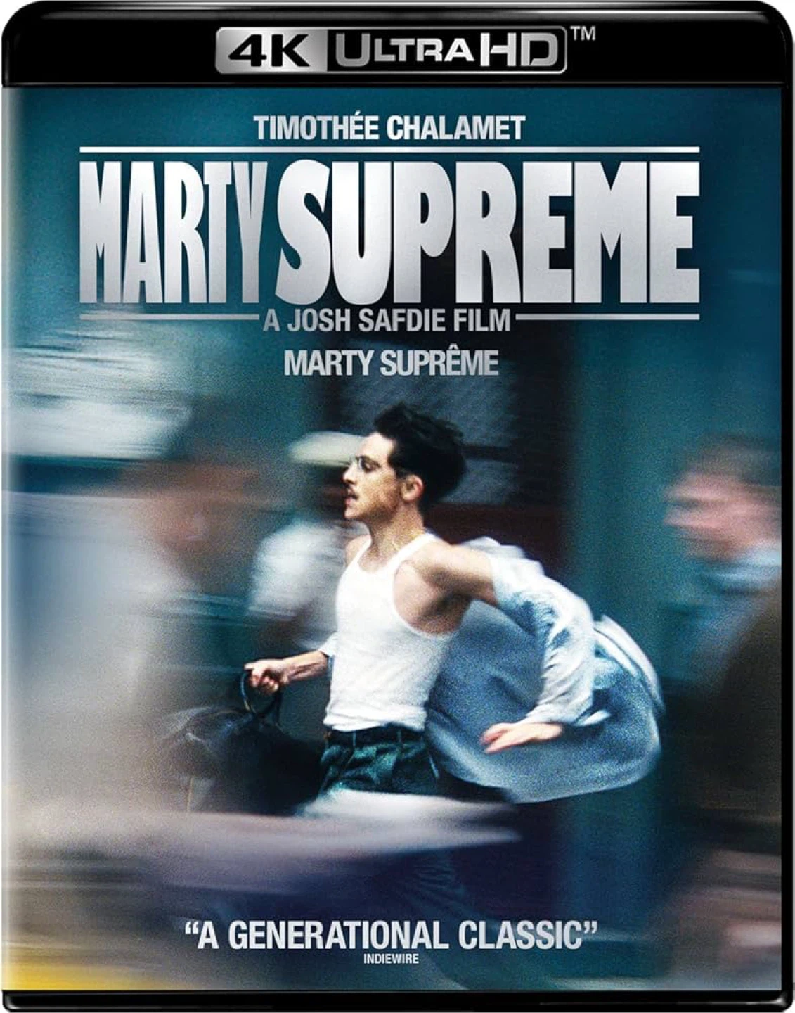 Marty Supreme 4K Ultra HD Blu-ray