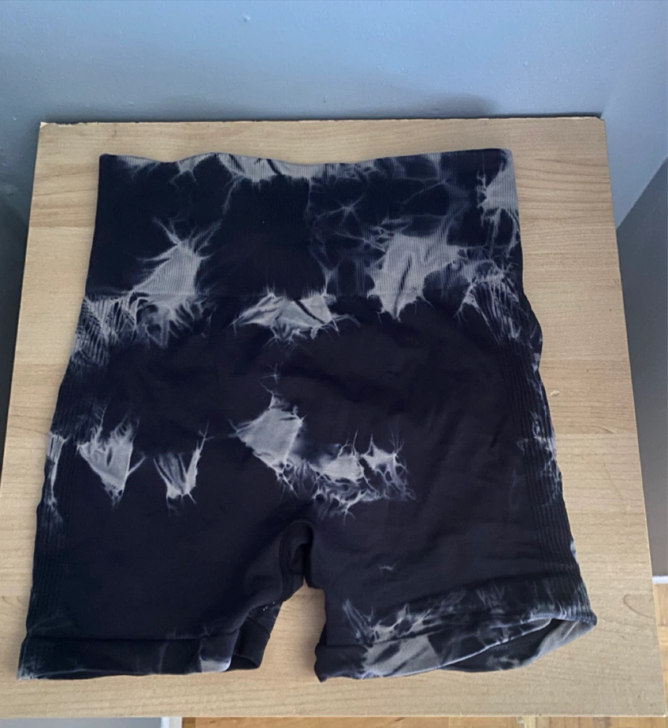Tie-Dye booty scrunch Workout Shorts