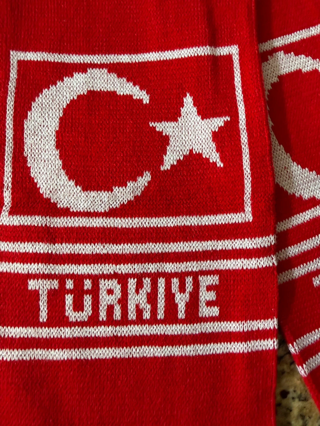 Türkiye Scarf - Red & White - photo 2