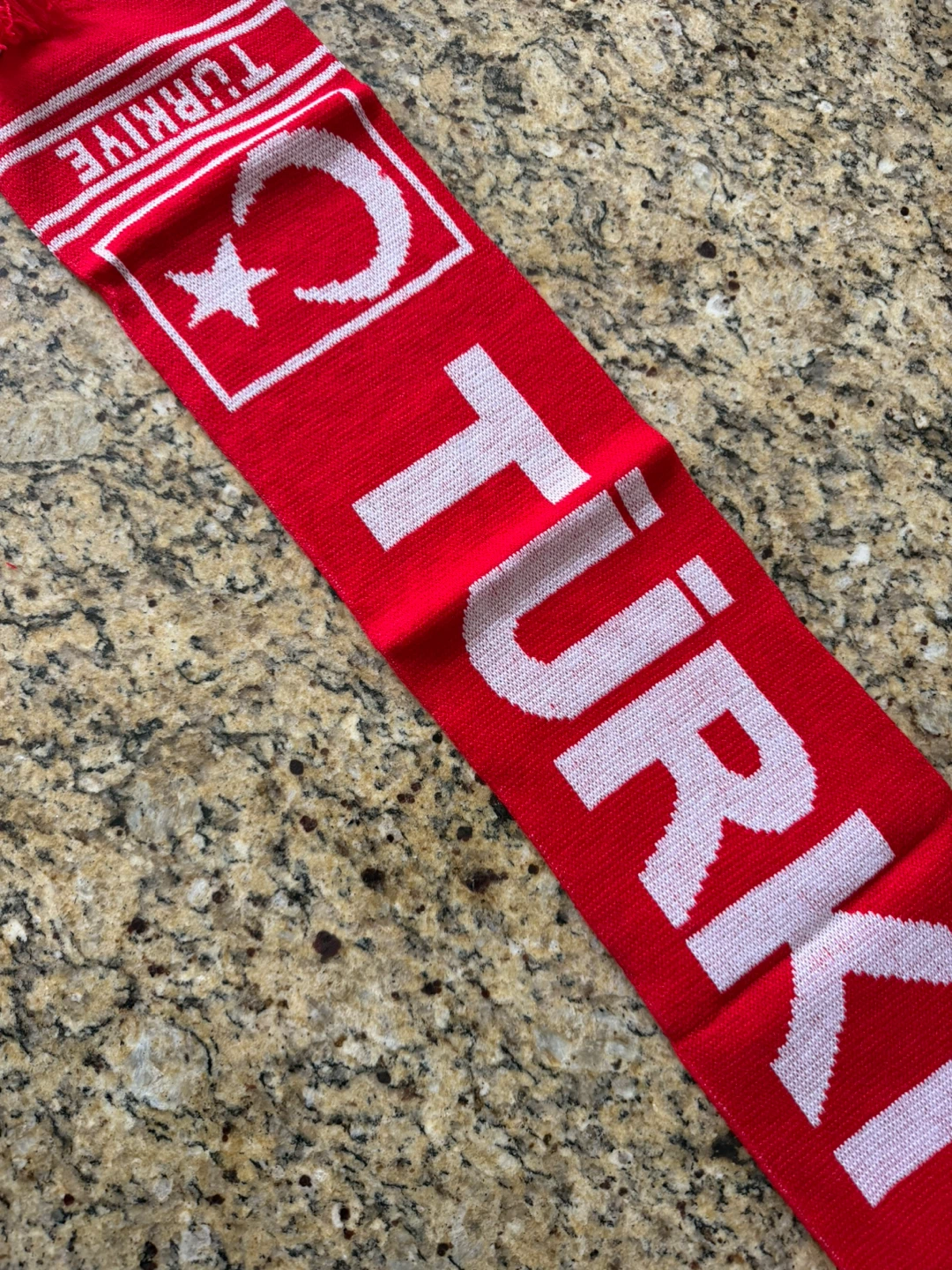 Türkiye Scarf - Red & White - photo 3
