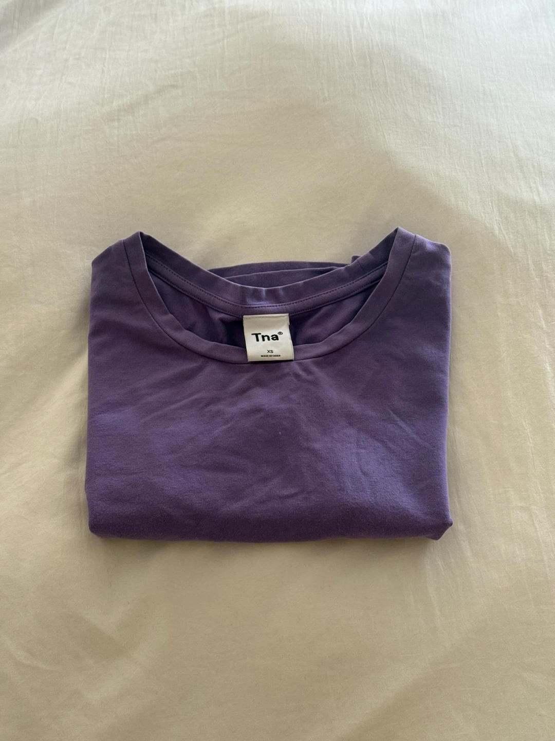 Tna Purple Crop T-Shirt - photo 2