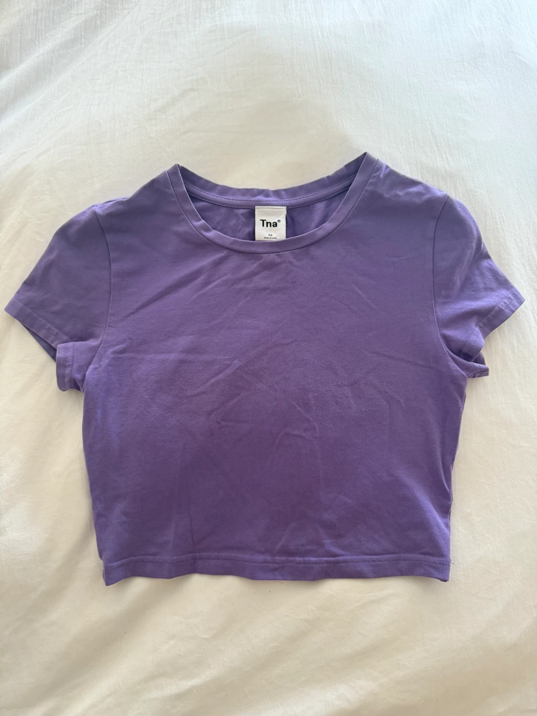 Tna Purple Crop T-Shirt