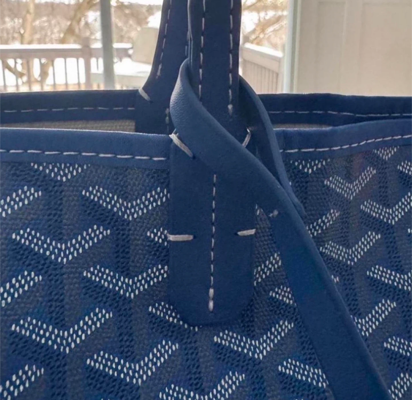 Goyard Blue Tote Bag - photo 4