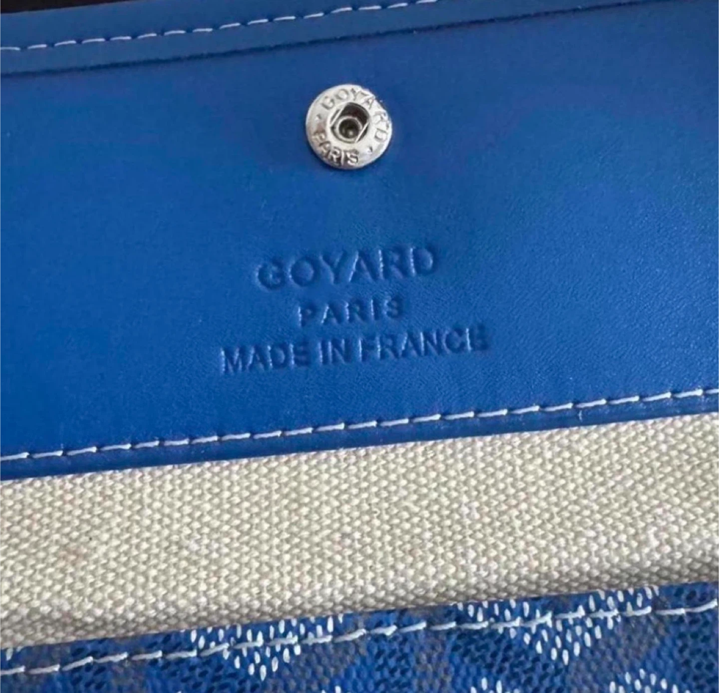 Goyard Blue Tote Bag - photo 3