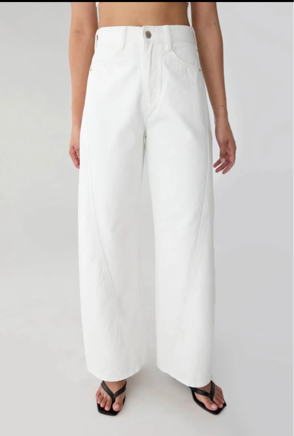 Oak and Fort White Wide Leg Jeans - photo 3