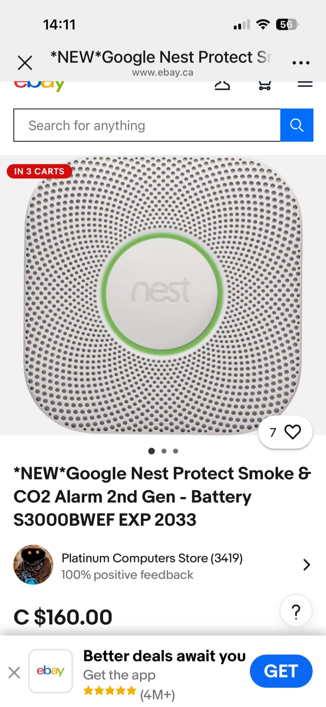 *NEW* Google Nest Protect Smoke & CO2 Alarm 2nd Gen - photo 5