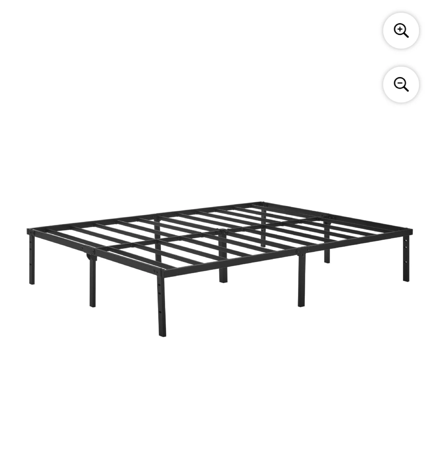 Mainstays Full 14" Steel Black Bed Frame - photo 2