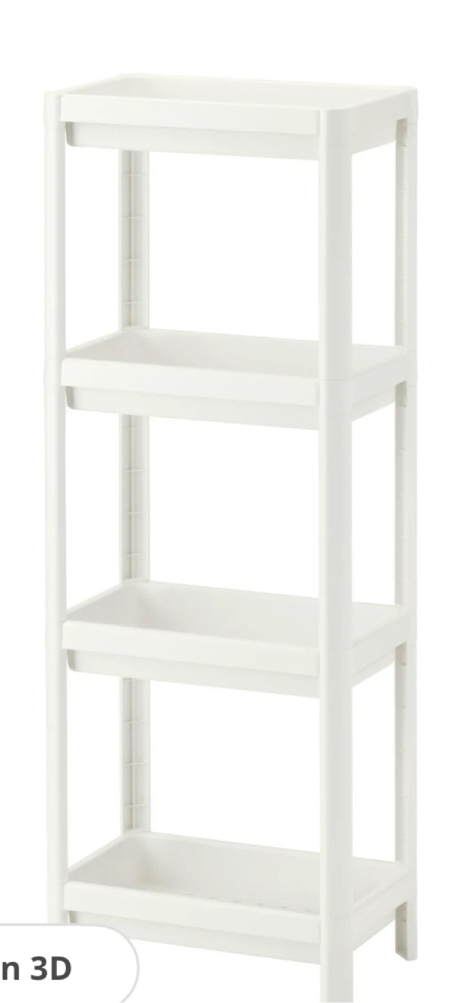 Moving sale / IKEA VESKEN Shelf Unit (White) like new