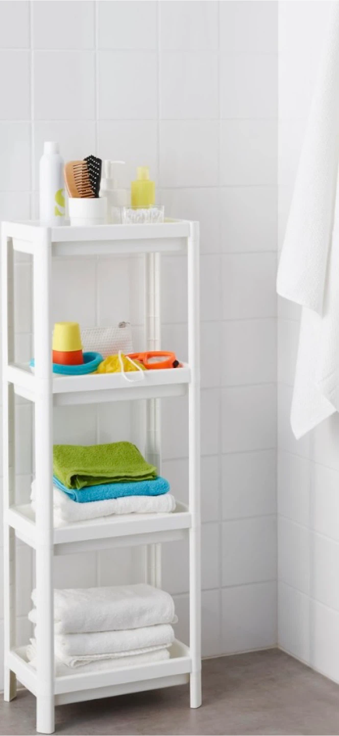 Moving sale / IKEA VESKEN Shelf Unit (White) like new - photo 2