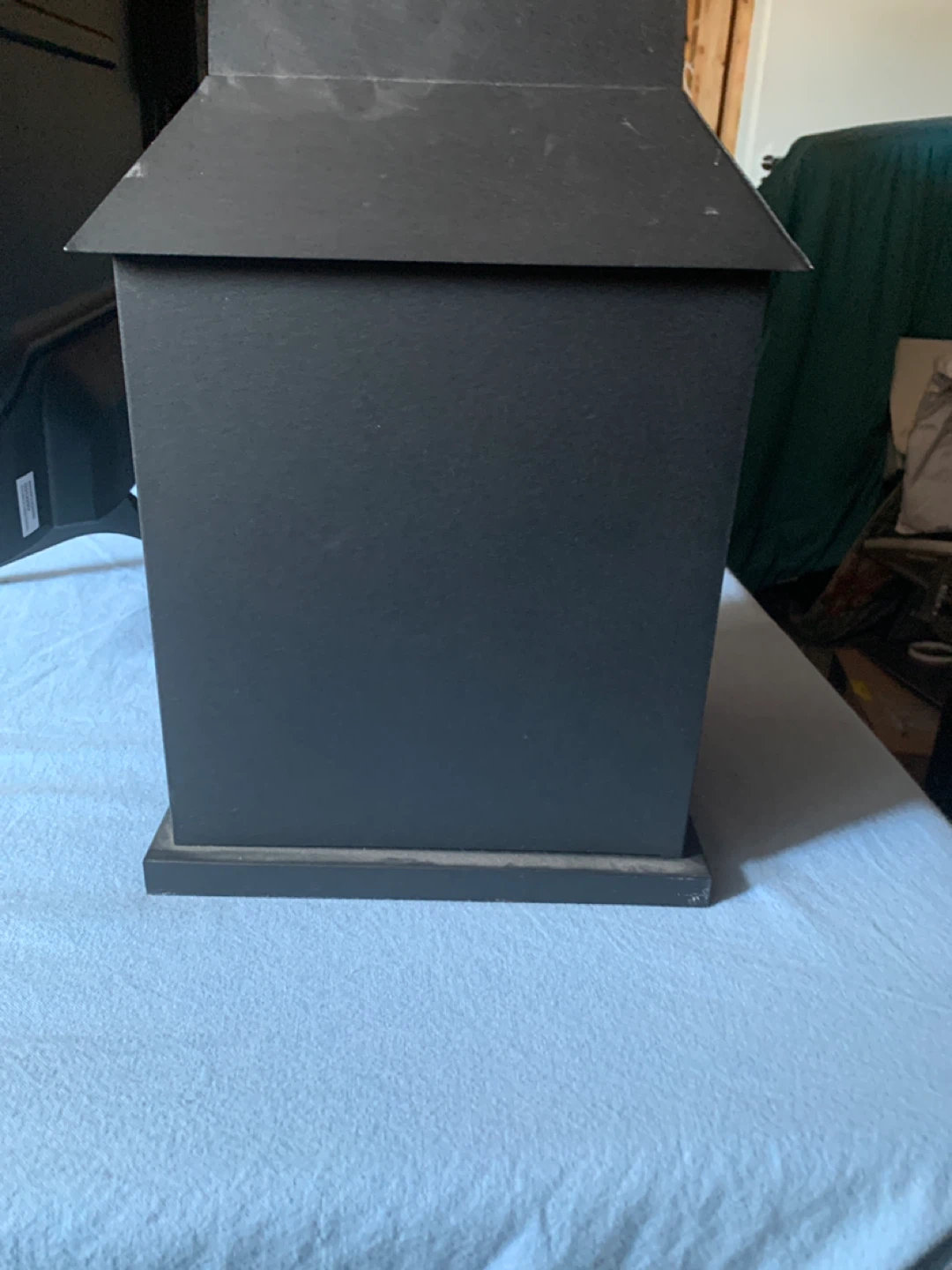 Black Decorative Electric Fireplace Lantern - photo 2