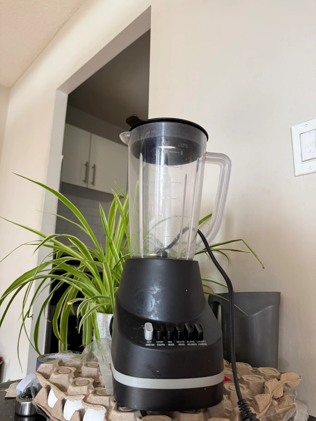 Black Countertop Blender
