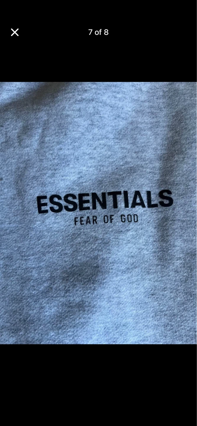 ESSENTIALS Fear of God Grey Sweatpants Size L - photo 5