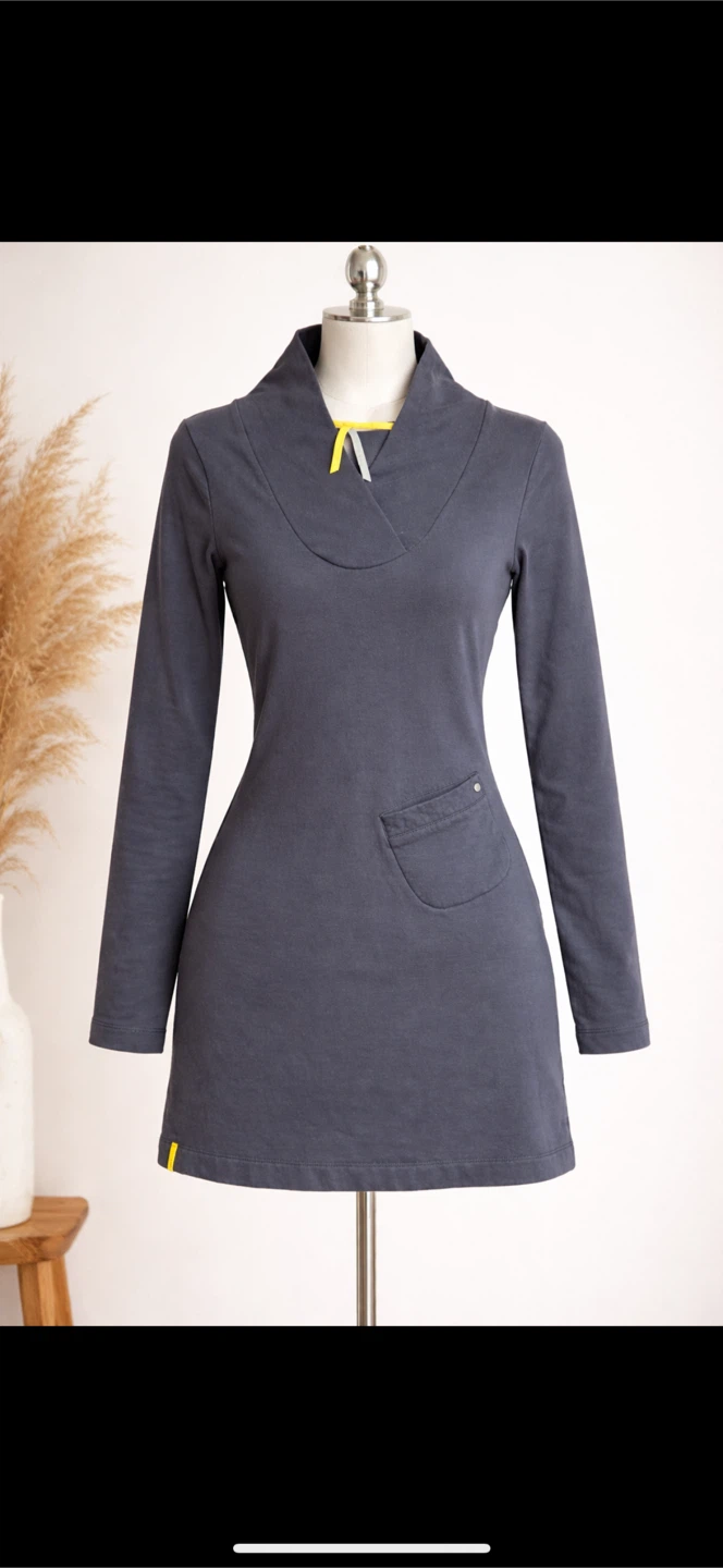 Lole Grey Long Sleeve Casual Dress with Pockets