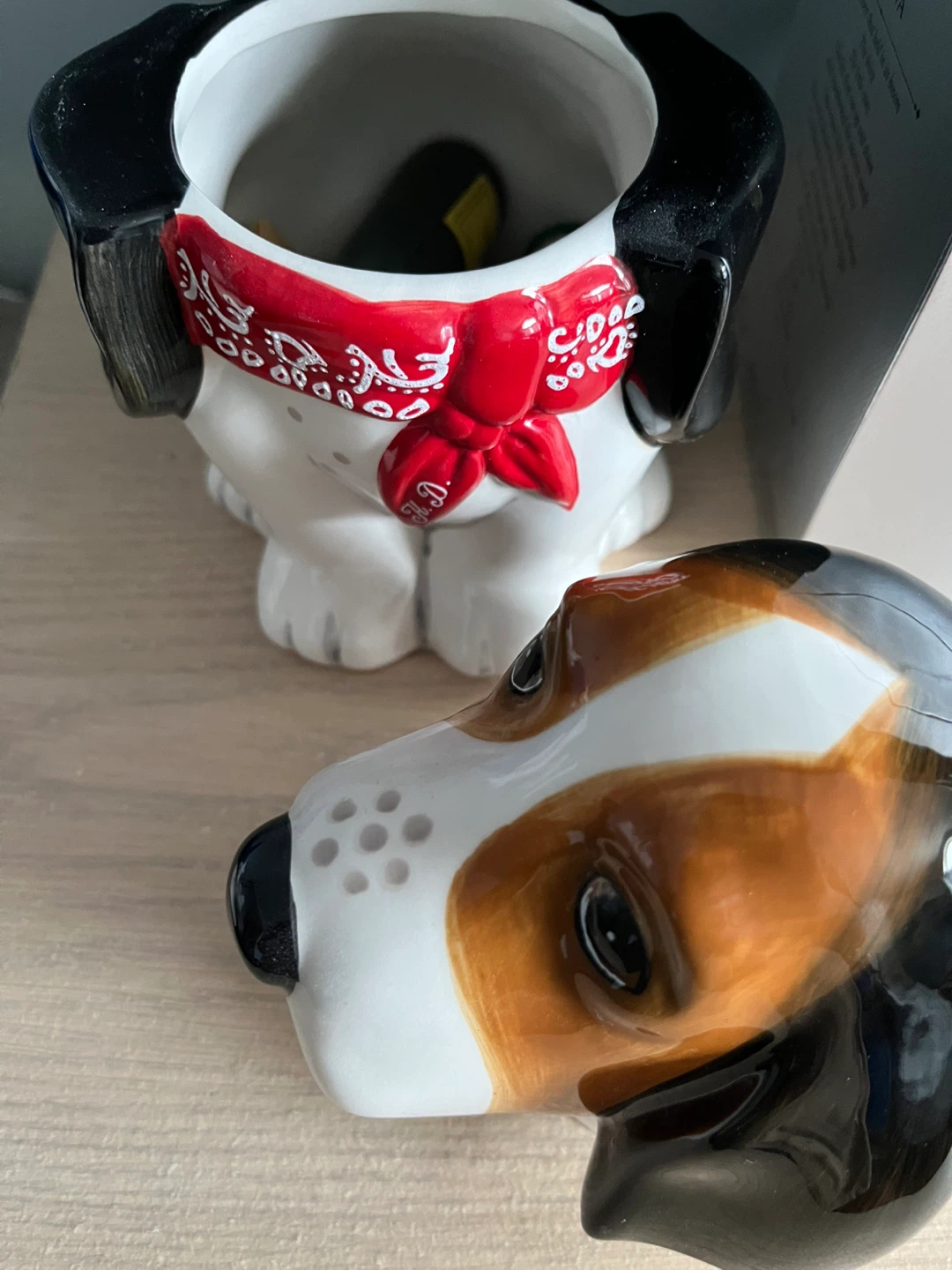 Ceramic Dog Cookie Jar with Lid - photo 2