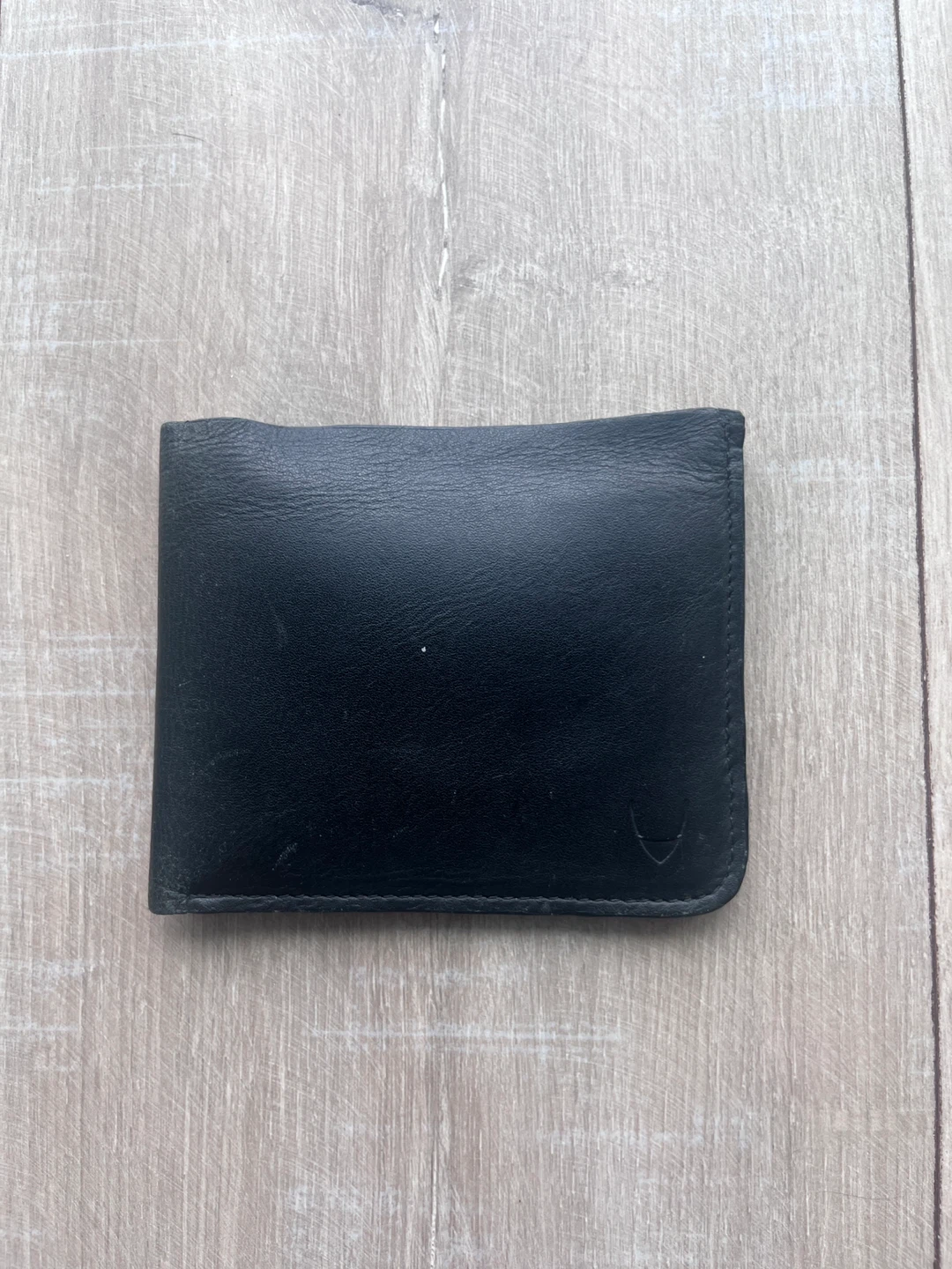 Hidesign Black Leather Bifold Wallet