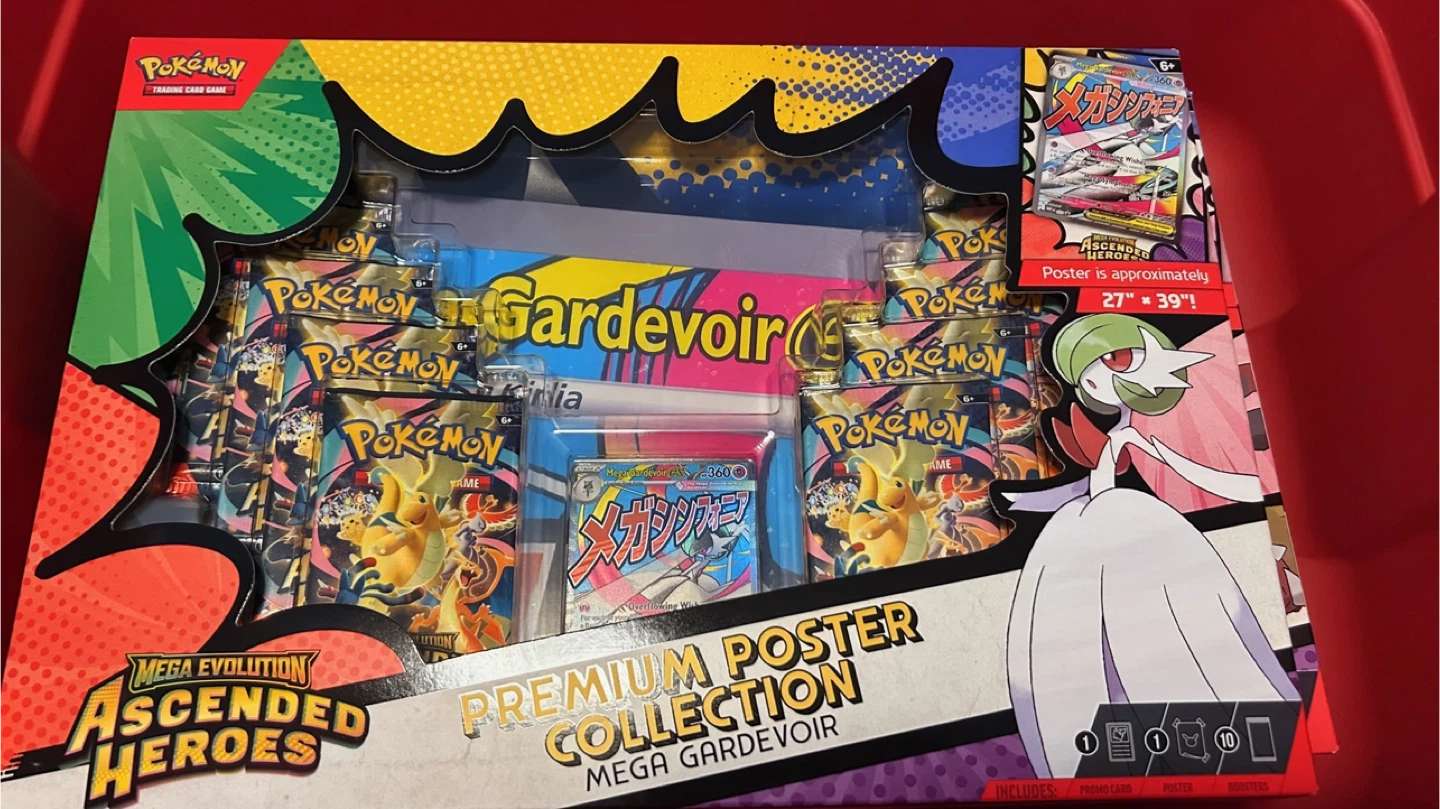 Pokémon Ascended Heroes Mega Gardevoir Premium Poster Collection