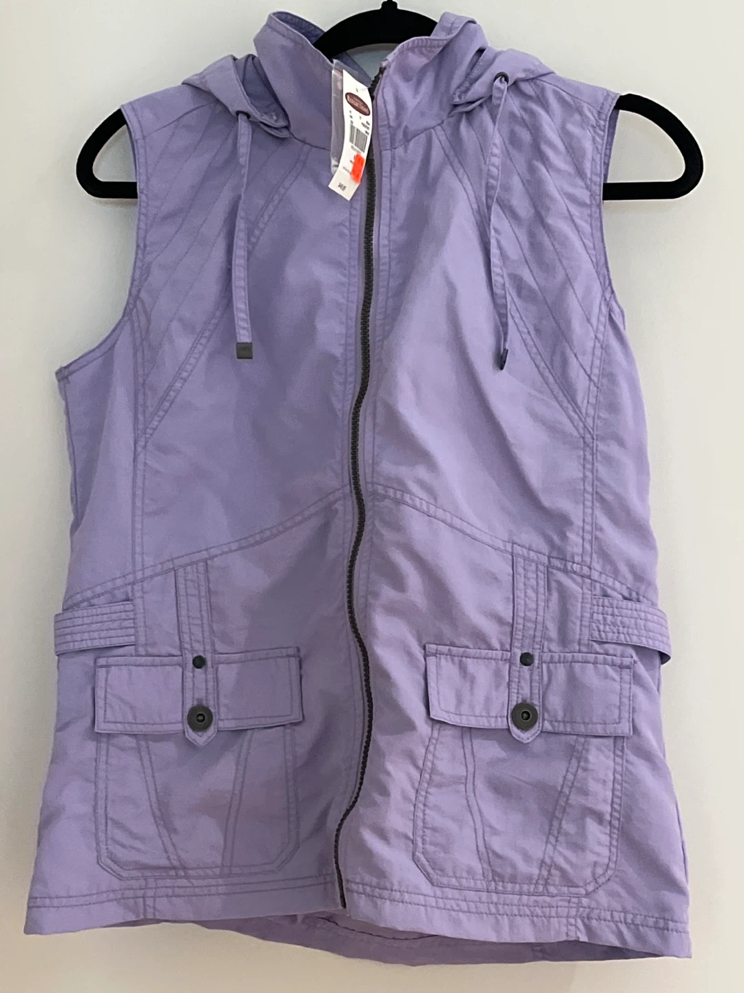 NWT Northern Reflections Lavender Hooded Vest Size S