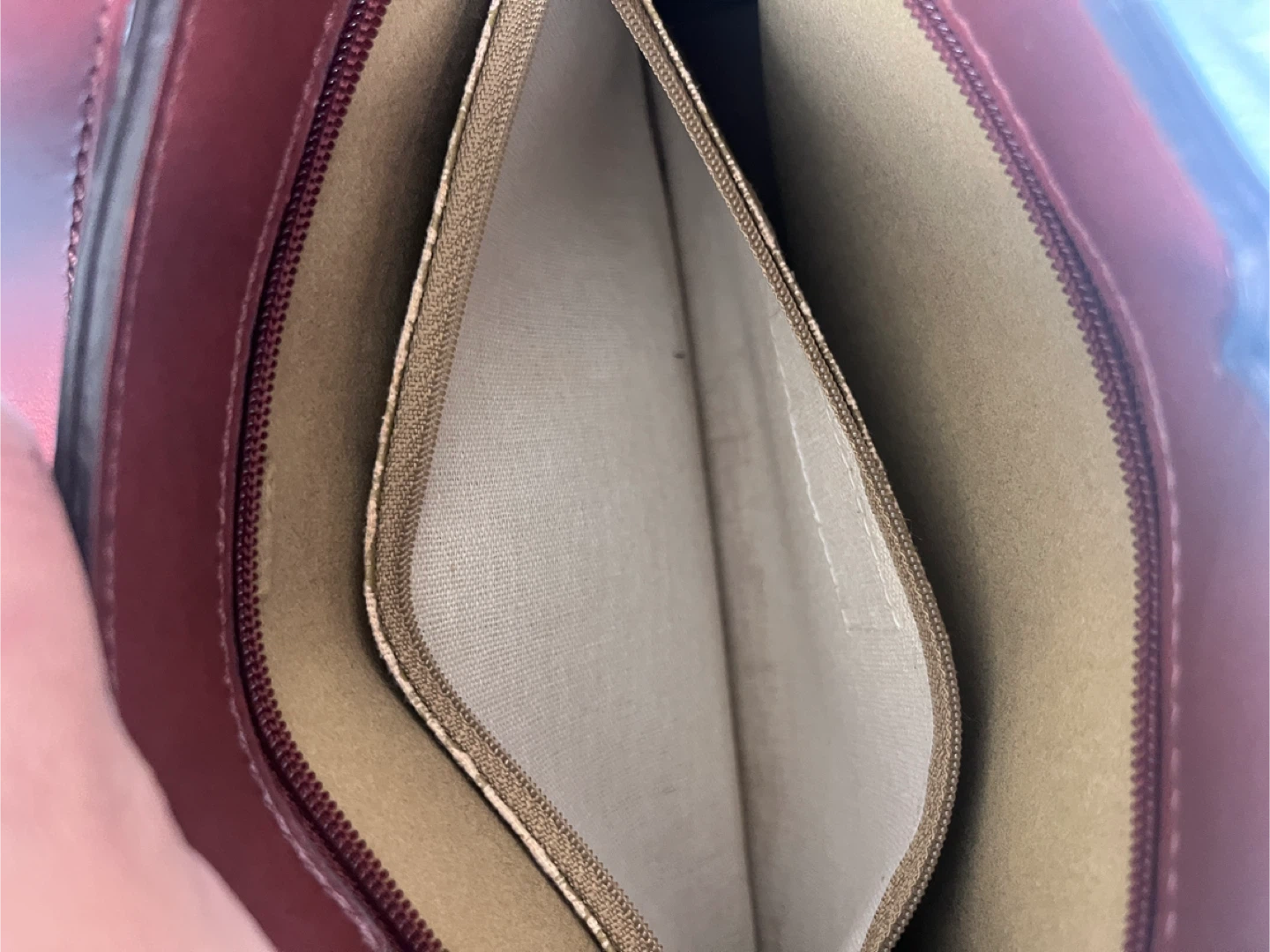 Mondani New York Red Leather Shoulder Bag - photo 4