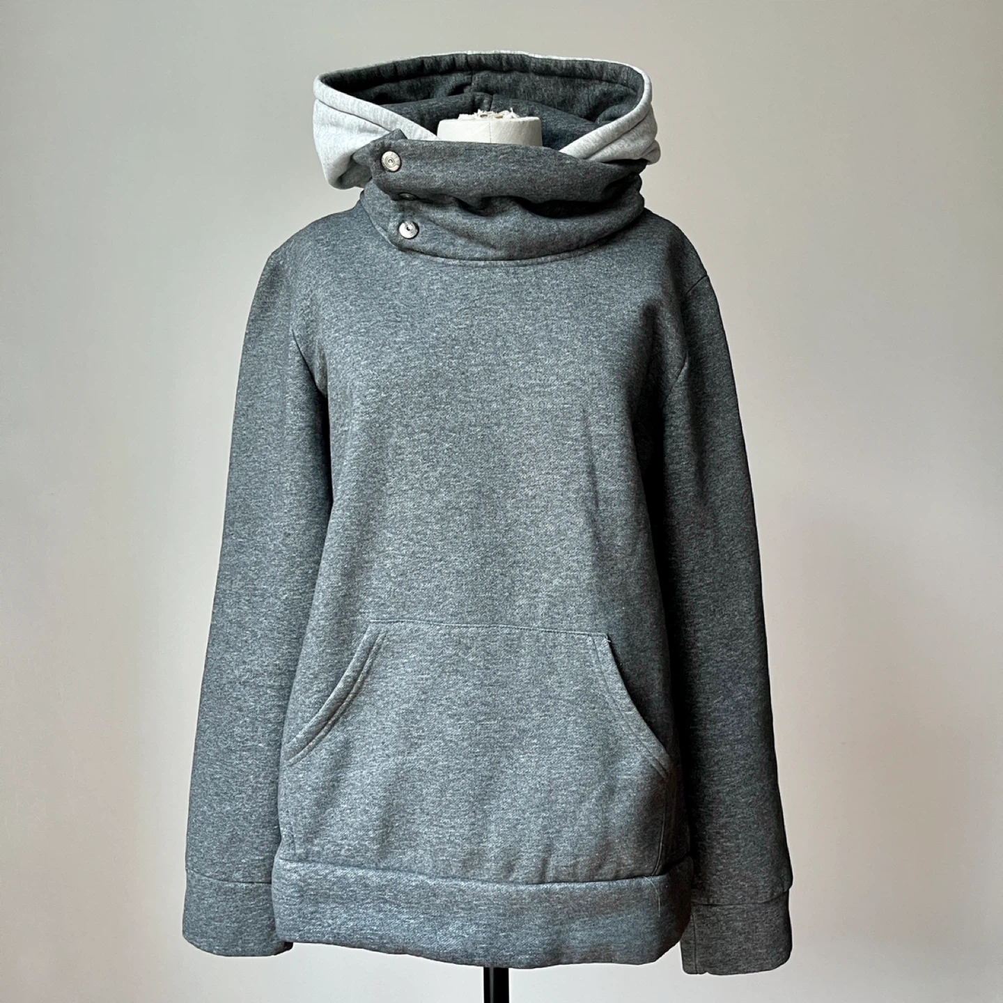 Grey Hoodie with Horns - photo 2