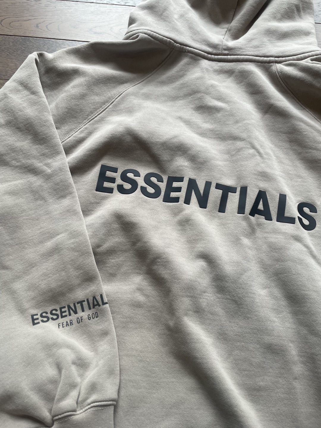 Essentials Zip-Up Hoodie XL Beige - photo 2