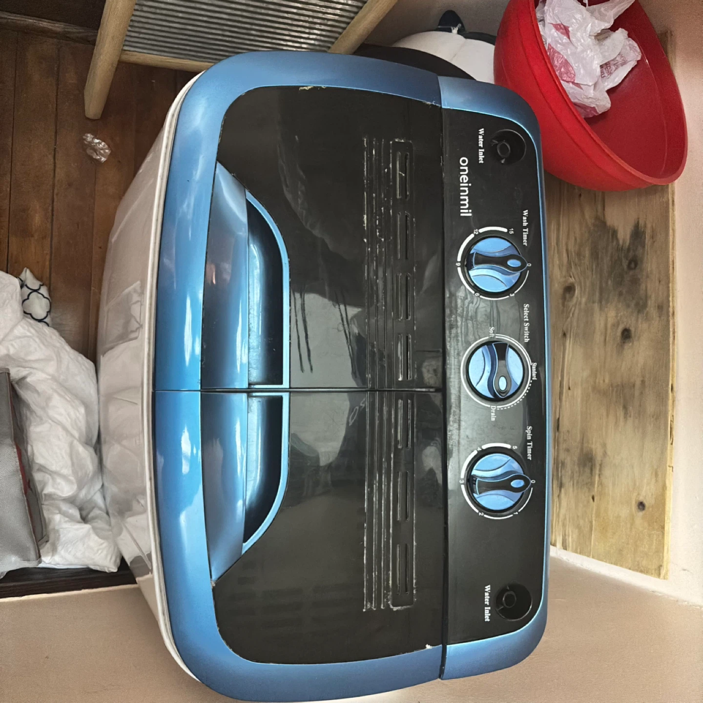 ONEINMIL Portable Twin Tub Washing Machine