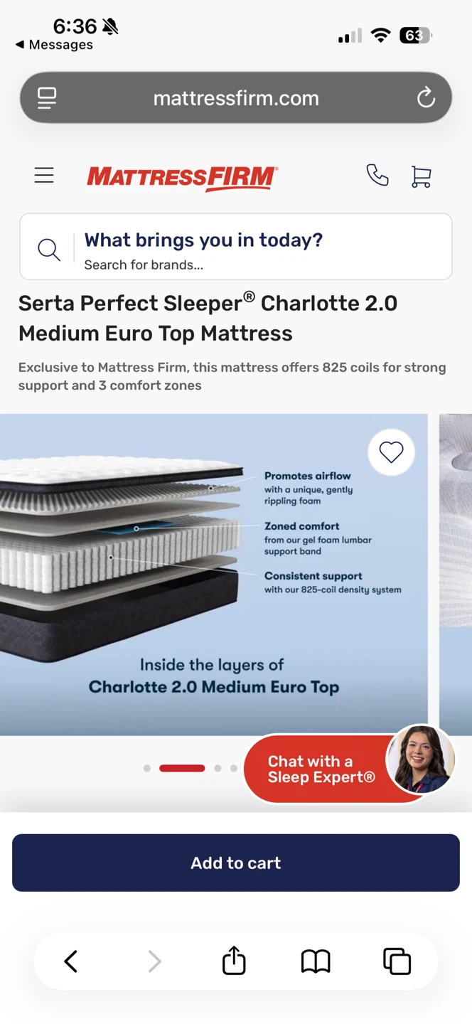 Queen Serta Perfect Sleeper 2.0 Medium Euro Top Mattress - Queen - photo 3