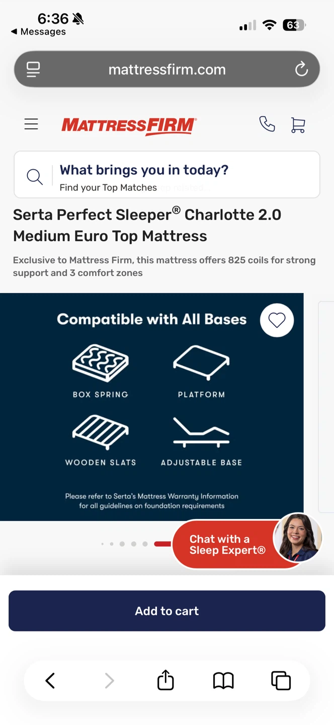Queen Serta Perfect Sleeper 2.0 Medium Euro Top Mattress - Queen - photo 5