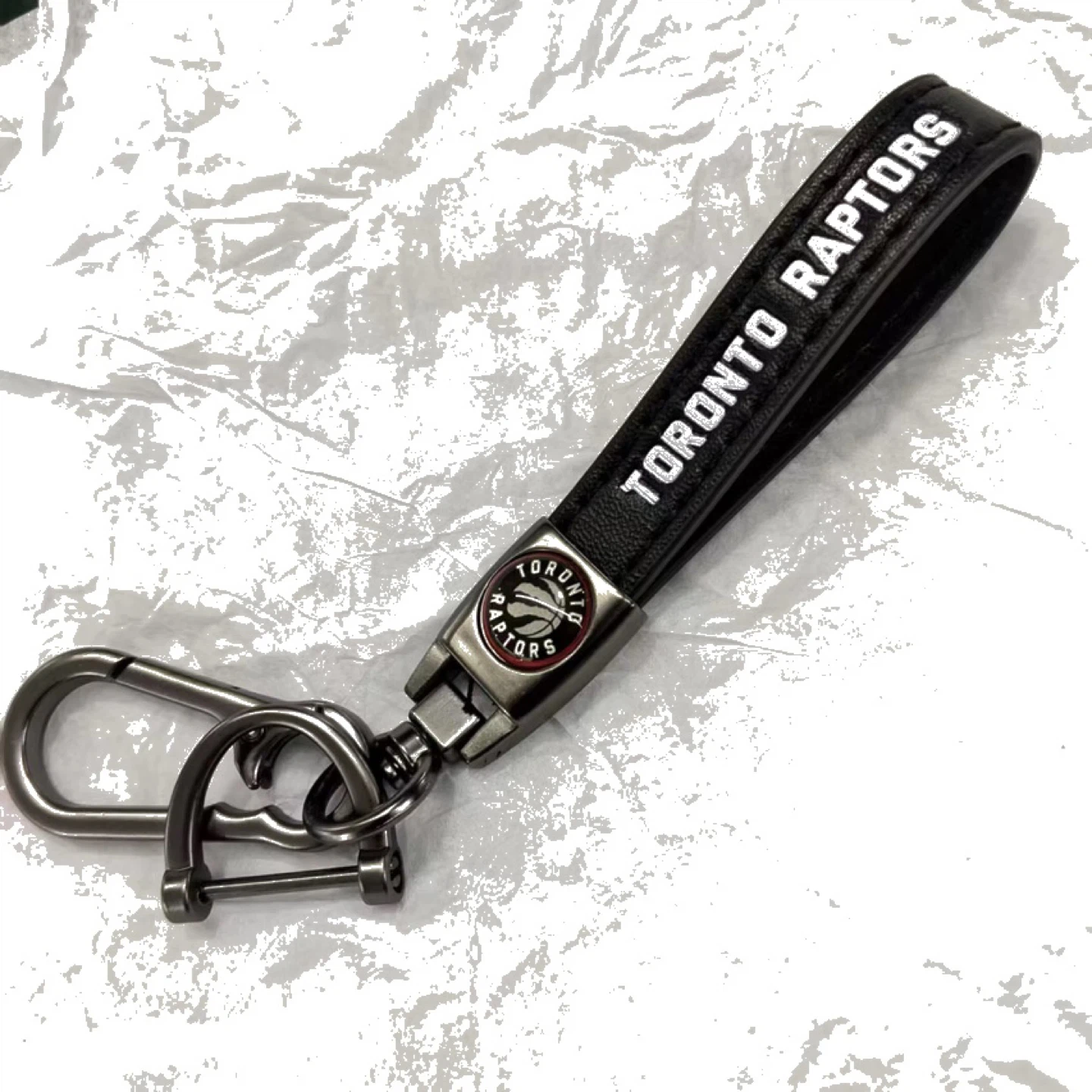 Toronto Raptors Leather Keychain